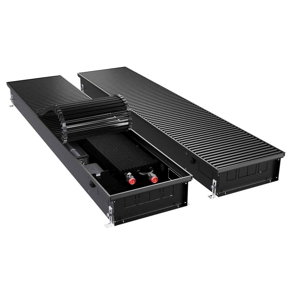 Конвектор внутрипольный Royal Thermo ATRIUM TURBO-110/300/3000-DG-U-BL