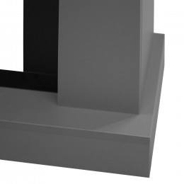 Каминокомплект: Очаг Electrolux EFP/P-4220LS, портал Lindos 42/40/36, светло-серый, р/в