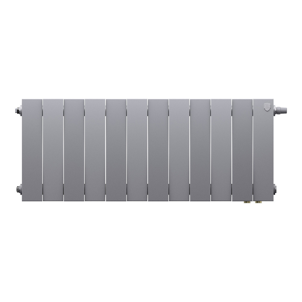 Радиатор биметаллический Royal Thermo PianoForte 300 Серебристый VR80 - 12 секц.