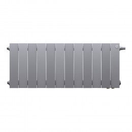 Радиатор биметаллический Royal Thermo PianoForte 300 Серебристый VR80 - 12 секц.