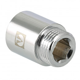Удлинитель хромированный Valtec 1"x40мм ВР-НР VTr.198.C.0640