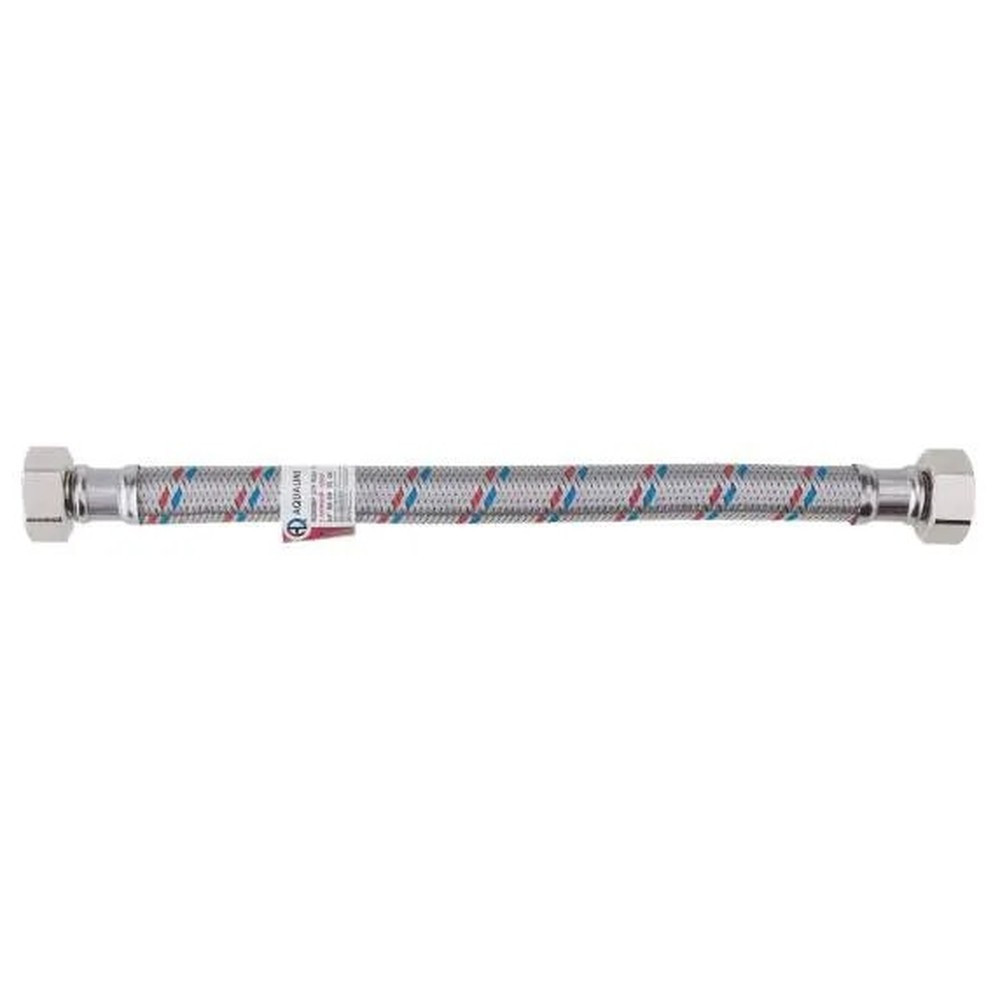 Подводка AQUALINE гибкая для воды нержавеющая оплетка ГИГАНТ 3/4" г-г L-0.3м 04946