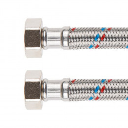 Подводка гибкая для воды AV ENGINEERING гайка 1/2"- гайка 1/2" 80см