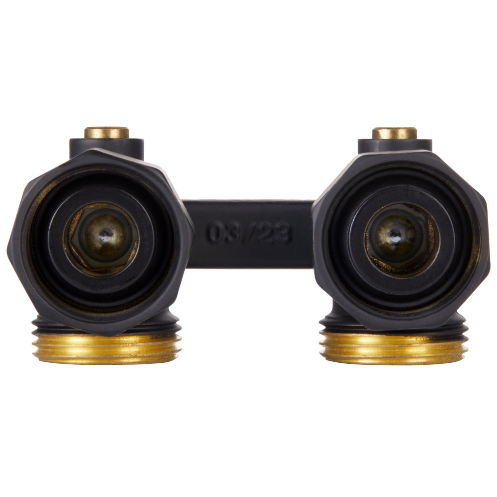 Узел нижнего подключения Royal Thermo угловой 1/2quot;х3/4quot; EK (черный)