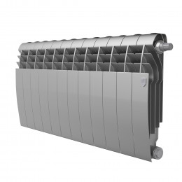 Радиатор Royal Thermo BiLiner 350 /Silver Satin VR - 12 секц.