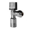 Кран шаровый угловой Royal Thermo OPTIMAL для подкл. с/т приборов 1/2"х3/8"