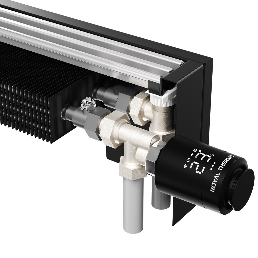 Конвектор напольный Royal Thermo STEP-130/180/2900-2-N-WT-LG-NA
