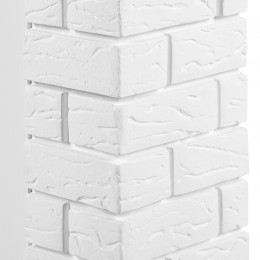 Портал Firelight Jersey Classic камень белый, белый дуб