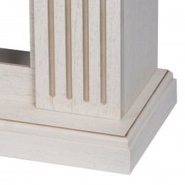 Каминокомплект: Очаг Electrolux EFP/P-4220LS, портал Siena 42/40/36, сл. кость с зол. патиной