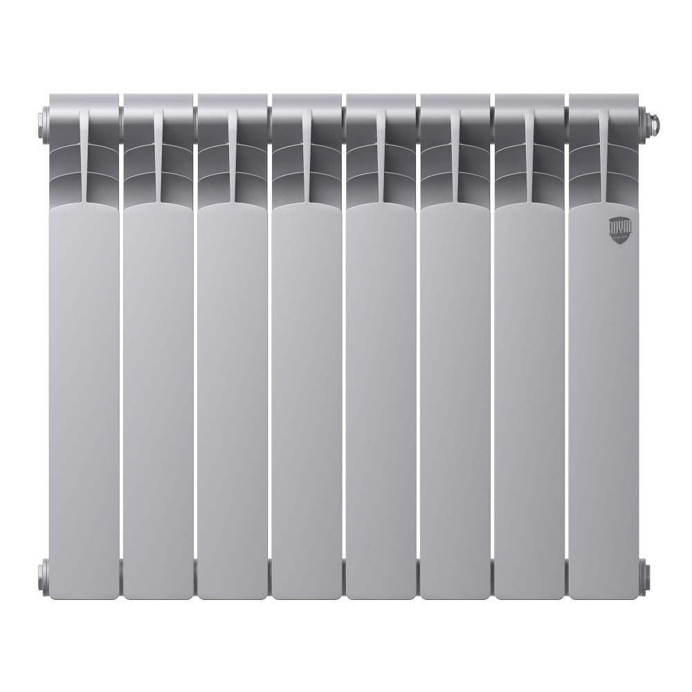 Радиатор Royal Thermo Revolution Bimetall 500 2.0/Silver Satin – 8 секц.
