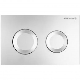 Инсталляция для унитаза BETTOSERB sava free standing, клавиша смыва хром матовый круг.