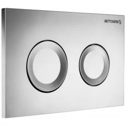 Инсталляция для унитаза BETTOSERB sava free standing, клавиша смыва хром матовый круг.