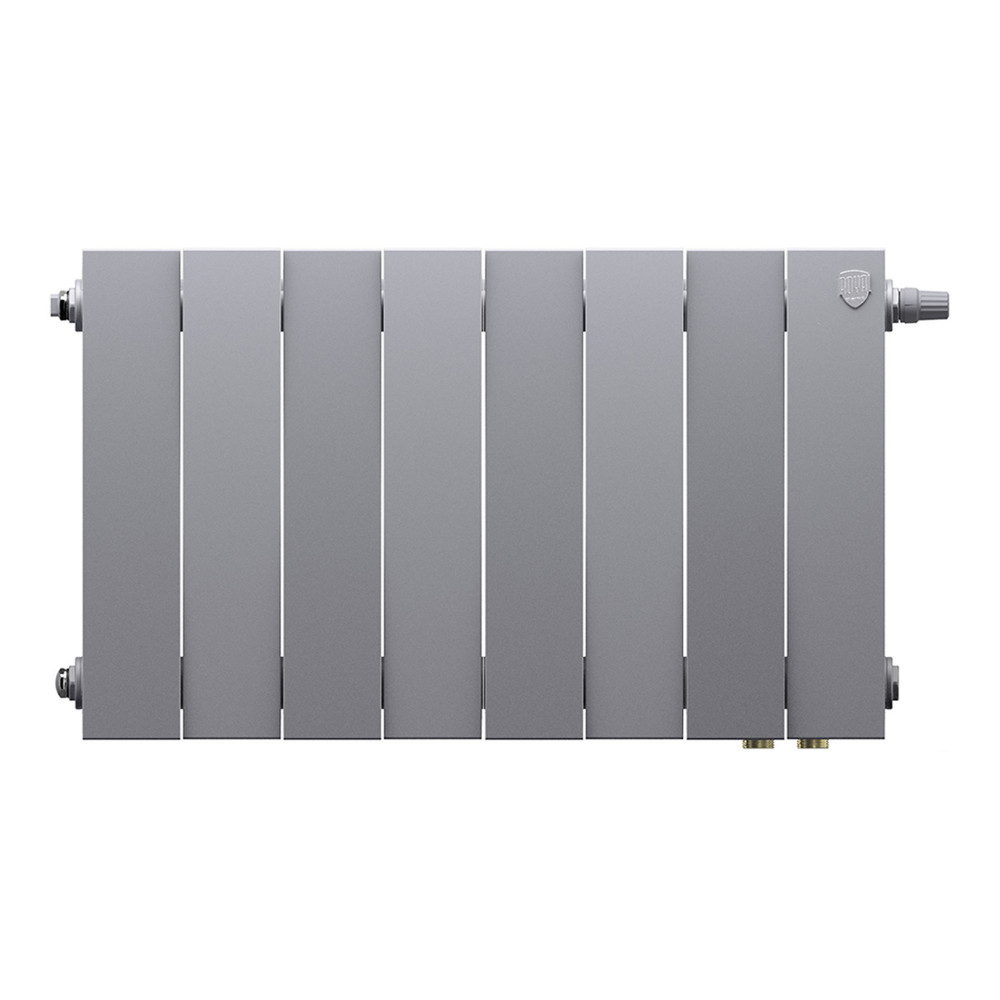 Радиатор биметаллический Royal Thermo PianoForte 300 Серебристый VR80 - 8 секц.