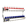 Группа коллекторная с расх. VARMEGA VM15112 ВР 1", под 130 насос, на 12 конт. 3/4" EK, нерж. сталь