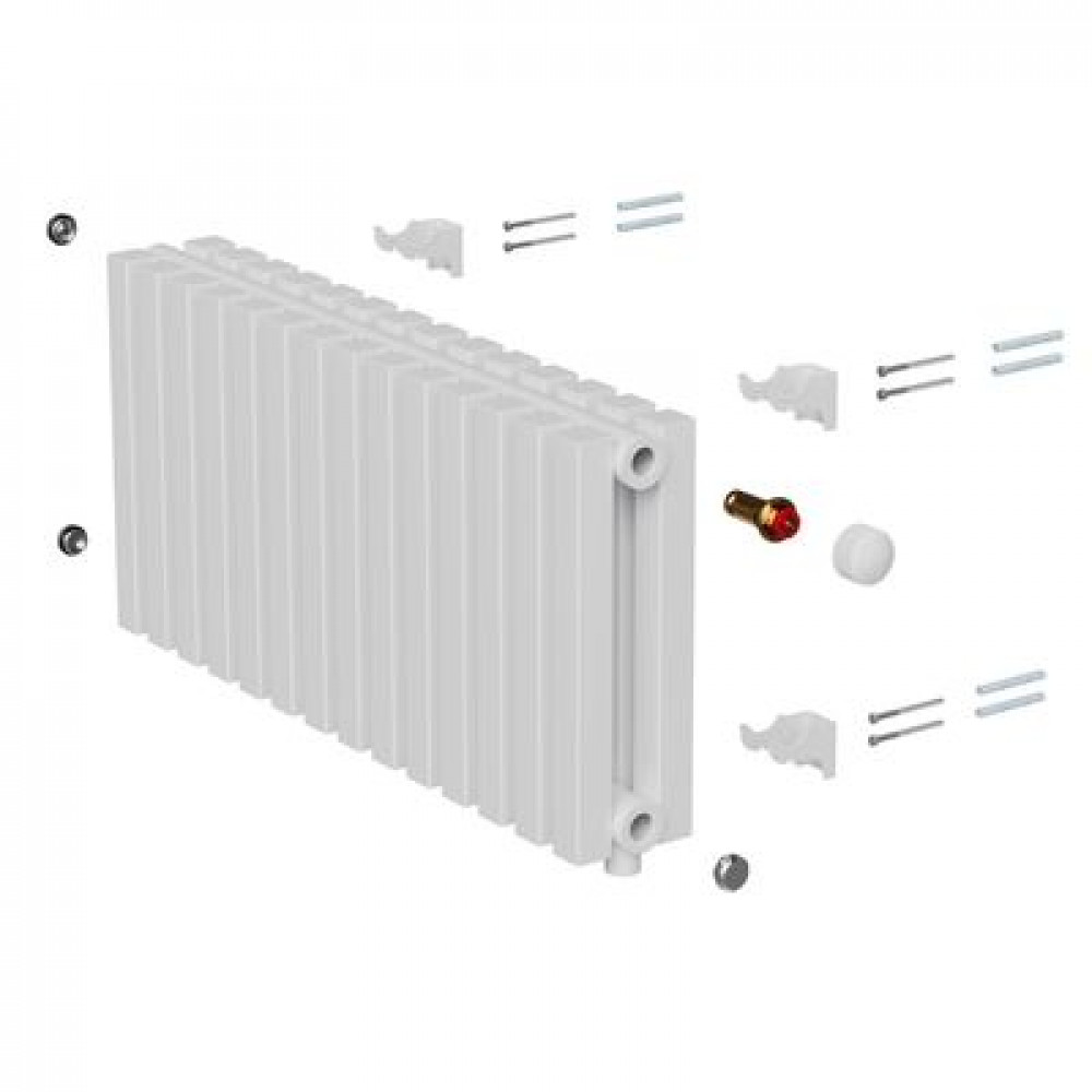 Дизайн-радиатор Royal Thermo Shift Q30 VC2030 - 38 секц. RAL9016