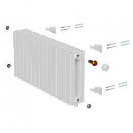 Дизайн-радиатор Royal Thermo Shift Q30 VC2030 - 20 секц. RAL9016