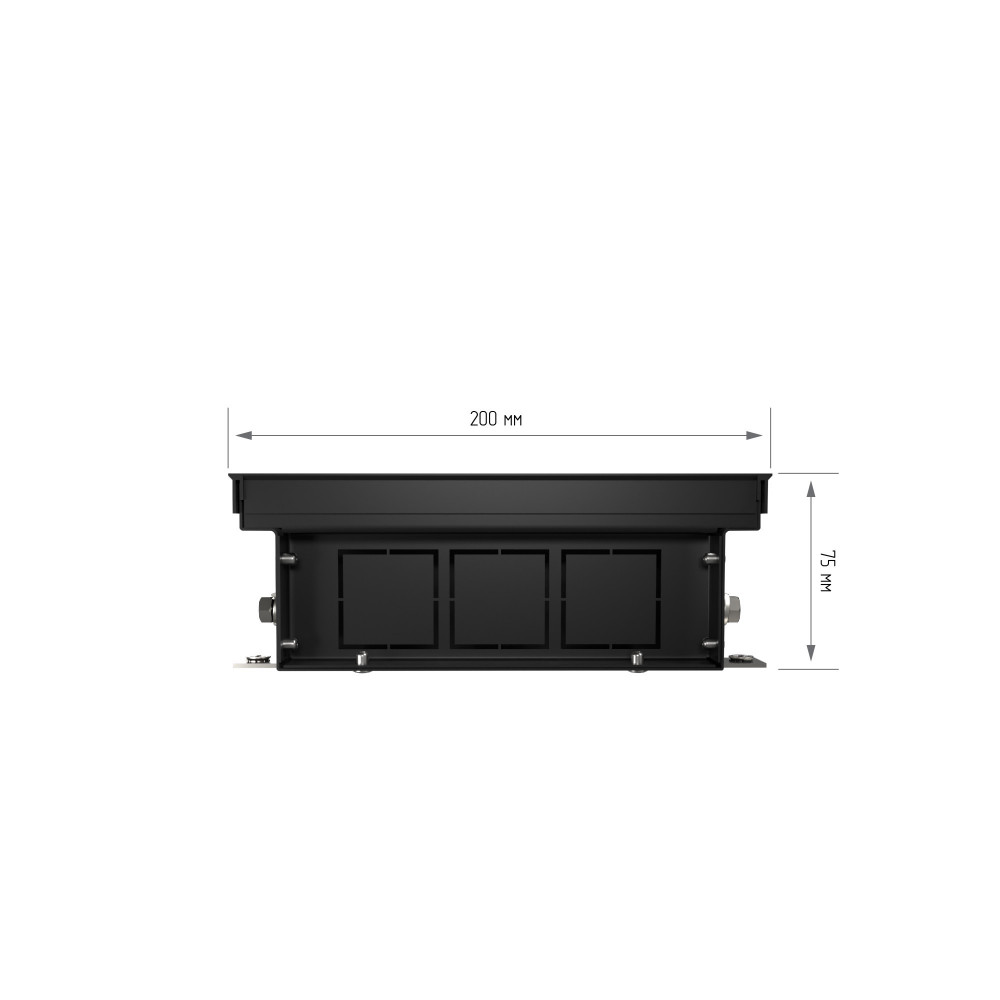 Конвектор внутрипольный Royal Thermo ATRIUM-75/200/1000-DG-U-NA