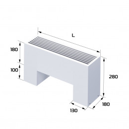 Конвектор напольный Royal Thermo STEP-180/180/500-3-N-WT-LG-NA