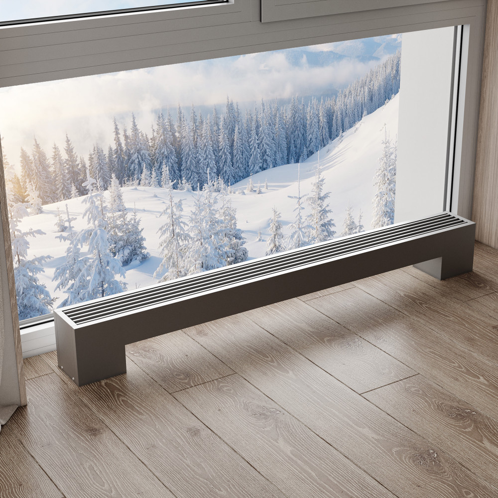 Конвектор напольный Royal Thermo STEP-180/180/1300-3-N-SS-LG-NA