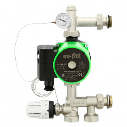 Группа насосно-смесительная Uni-Fitt SOLOMIX MINI с наружной резьбой 1quot;, без насоса
