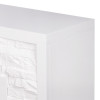 Портал Firelight Loft 30 камень белый, белая эмаль