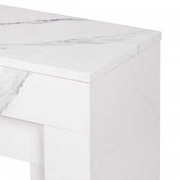 Портал Firelight Simple 25 белый мрамор