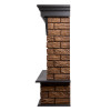 Портал Firelight Forte Wood Classic камень темный, шпон венге