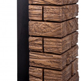 Портал Firelight Forte Wood Classic камень темный, шпон венге