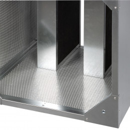 Крышный короб с шумоглушением SHUFT RCS 355-400 для вентилятора RMV