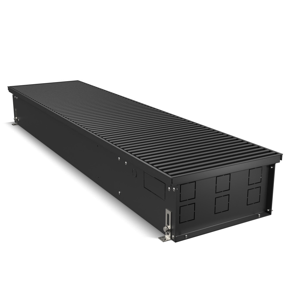 Конвектор внутрипольный Royal Thermo ATRIUM TURBO-150/300/2900-DG-U-BL