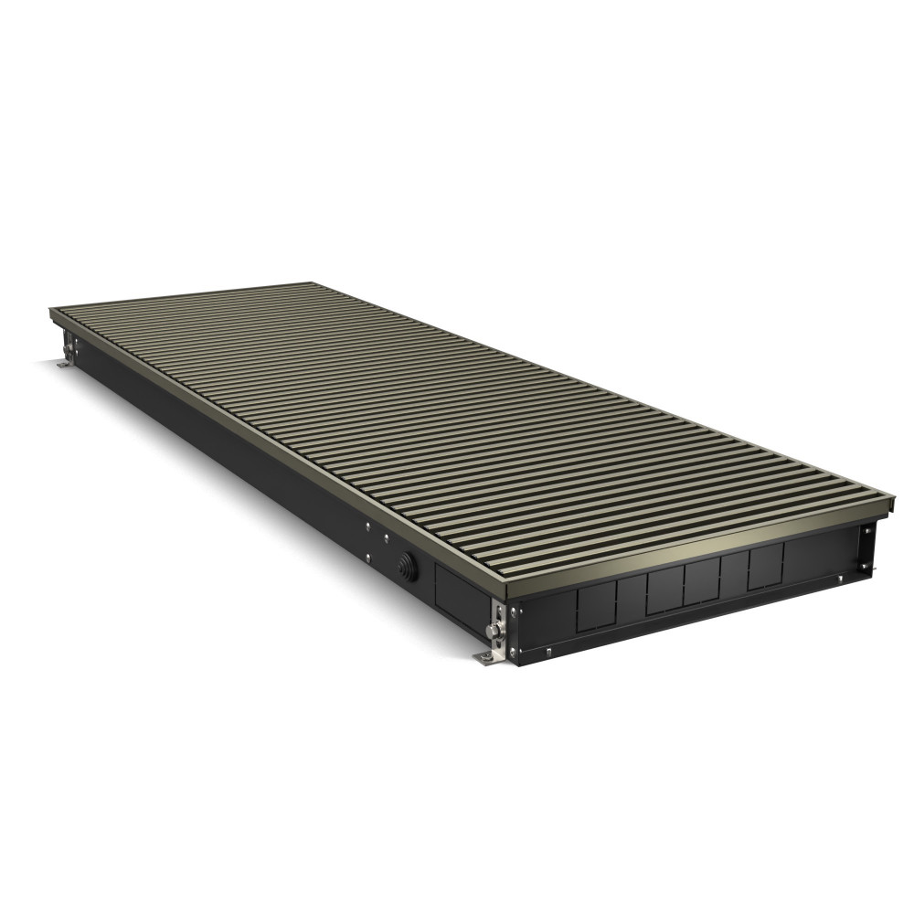 Конвектор внутрипольный Royal Thermo ATRIUM TURBO-80/400/1000-DG-U-DB
