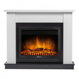Каминокомплект:Очаг Electrolux EFP/P-2720RLS, портал Canto 25 белый