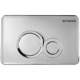 Инсталляция для унитаза BETTOSERB sava free standing, клавиша смыва хром глянец