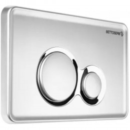 Инсталляция для унитаза BETTOSERB sava free standing, клавиша смыва хром глянец