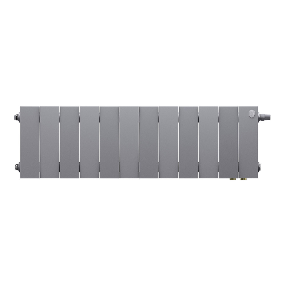Радиатор биметаллический Royal Thermo PianoForte 200 Серебристый VR80- 12 секц.
