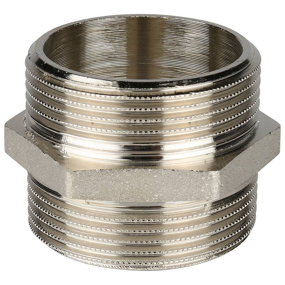 Ниппель HH никелированный 1"1/2 SFT-0004-112112 STOUT
