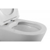 Унитаз приставной безободковый с сиденьем BELBAGNO FLAY-R