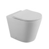 Унитаз приставной безободковый с сиденьем BELBAGNO FLAY-R