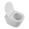 Унитаз приставной безободковый с сиденьем BELBAGNO FLAY-R