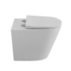 Унитаз приставной безободковый с сиденьем BELBAGNO FLAY-R