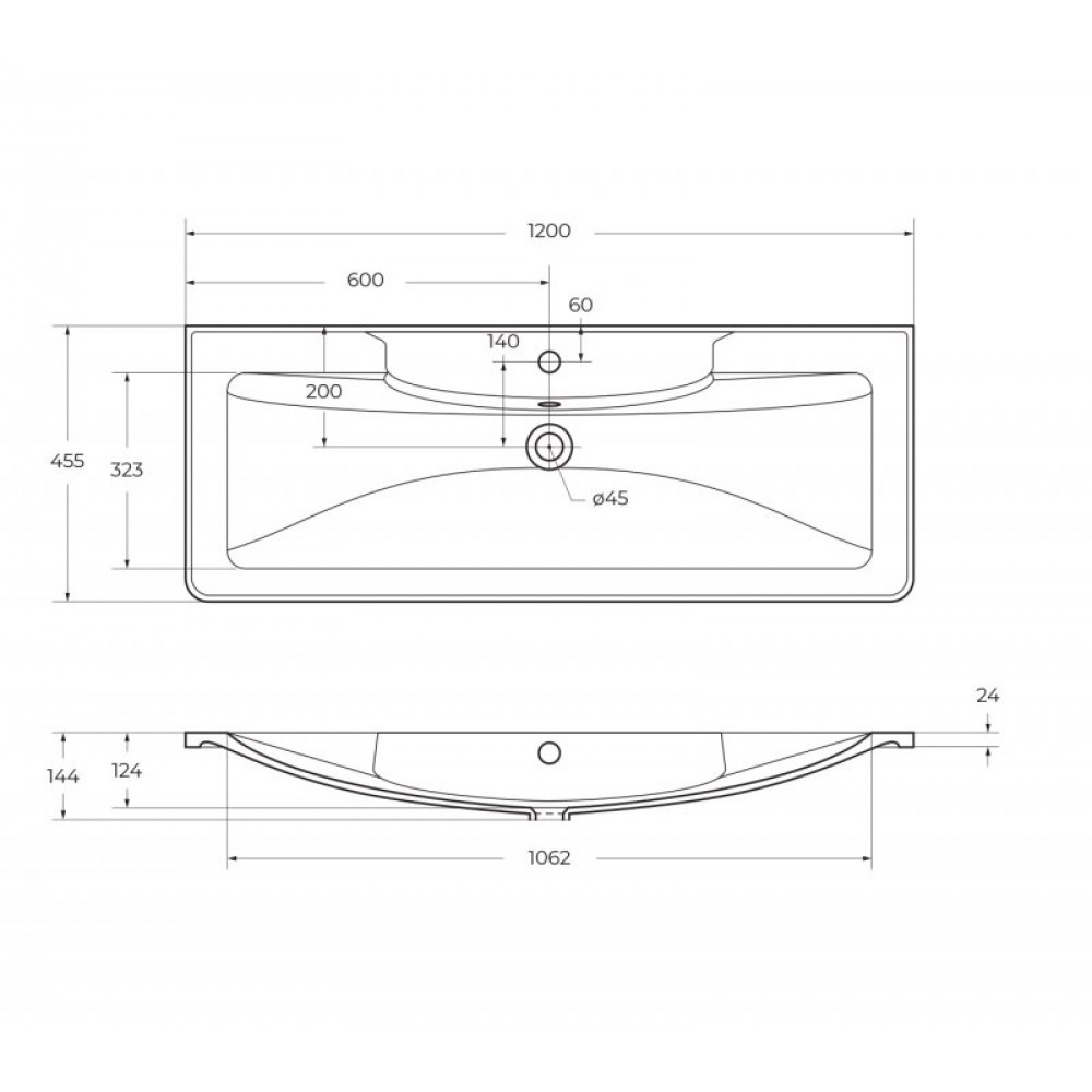 Мебель для ванной комнаты BELBAGNO ALBANO-1200