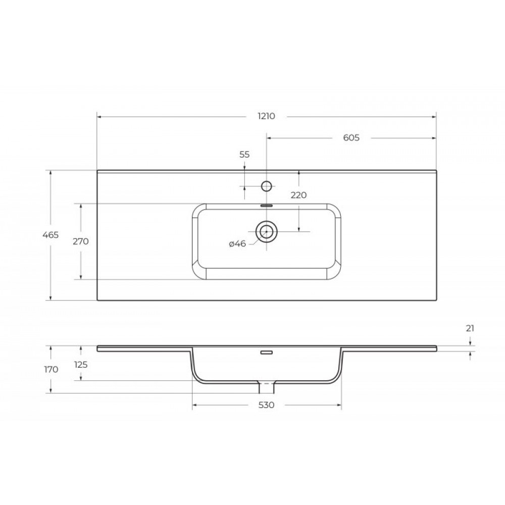 Мебель для ванной комнаты BELBAGNO KRAFT-1200