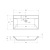 Мебель для ванной комнаты напольная BELBAGNO MARINO-800