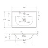 Мебель для ванной комнаты напольная BELBAGNO KRAFT 39-500, 600, 700, 800
