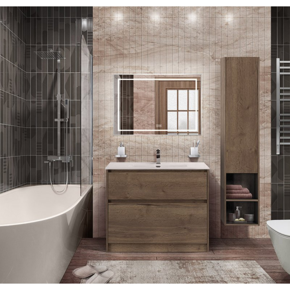 Мебель для ванной комнаты напольная BELBAGNO KRAFT-600, 800, 1000