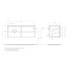 Мебель для ванной комнаты BELBAGNO KRAFT-1200 со столешницей