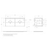 Мебель для ванной комнаты BELBAGNO KRAFT-1200 со столешницей