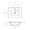 Мебель для ванной комнаты напольная BELBAGNO KRAFT 39-500, 600, 700, 800