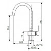 Смеситель для раковины CEZARES UNIKA-LSM1-A