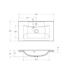Мебель для ванной комнаты напольная BELBAGNO MARINO-800